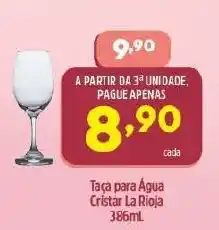 Arena Atacado Taca para Agua Cristar La Rioja 386ml oferta