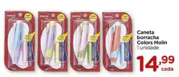 Carrefour Caneta borracha Colors Molin oferta