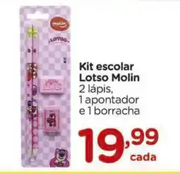 Carrefour Kit escolar Lotso Molin oferta