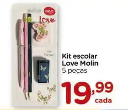 Carrefour Kit escolar Love Molin oferta