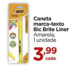 Carrefour Caneta marca-texto Bic Brite Liner oferta