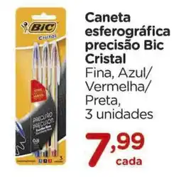 Carrefour Caneta esferográfica precisão Bic Cristal oferta
