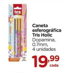 Carrefour Caneta esferográfica Tris Holic oferta