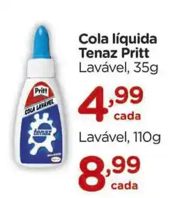 Carrefour Cola líquida Tenaz Pritt Lavável, oferta