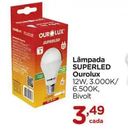 Carrefour Lâmpada SUPERLED Ourolux oferta