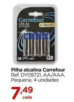 Carrefour Pilha alcalina Carrefour oferta