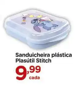 Carrefour Sanduicheira plástica Plasútil Stitch oferta
