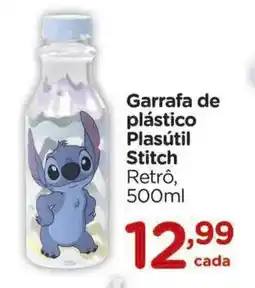 Carrefour Garrafa de plástico Plasútil Stitch Retrô, oferta