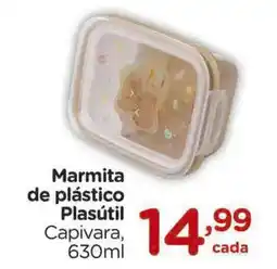 Carrefour Marmita de plástico Plasútil Capivara, oferta
