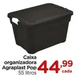 Carrefour Caixa organizadora Agraplast Pop oferta