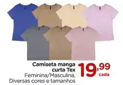 Carrefour Camiseta manga curta Tex oferta