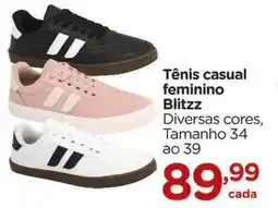 Carrefour Tênis casual feminino Blitzz oferta