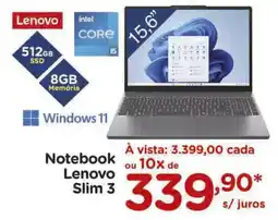 Carrefour Notebook Lenovo Slim 3 oferta