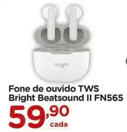 Carrefour Fone de ouvido TWS Bright Beatsound II FN565 oferta