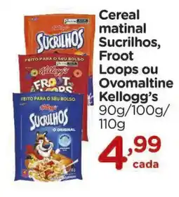 Carrefour Cereal matinal Sucrilhos, Froot Loops ou Ovomaltine Kellogg's oferta