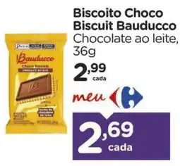 Carrefour Biscoito Choco Biscuit Bauducco oferta
