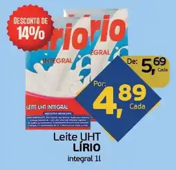 Cometa Supermercados Leite UHT LÍRIO integral oferta