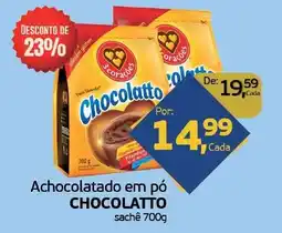 Cometa Supermercados Achocolatado em pó CHOCOLATTO sachê oferta