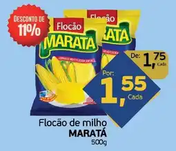 Cometa Supermercados Flocão de milho MARATÁ oferta