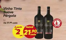 Dia Vinho Tinto Suave Pérgola oferta