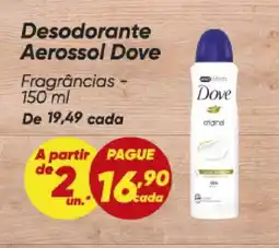 Dia Desodorante Aerossol Dove Fragrâncias oferta