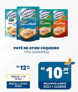 Supermercado Guará Patê de atum coqueiro (sabores) oferta