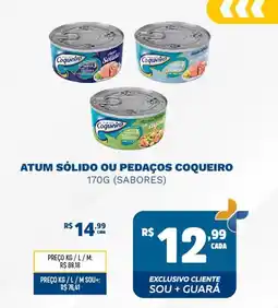 Supermercado Guará Atum sólido ou pedaços coqueiro (sabores) oferta