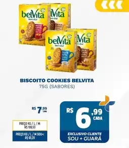Supermercado Guará Biscoito cookies belvita (sabores) oferta