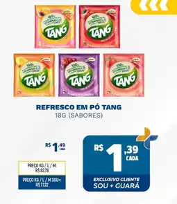 Supermercado Guará Refresco em pó tang (sabores) oferta