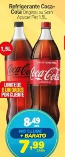 Rede Bom Lugar Refrigerante Coca- Cola Original ou Sem Açucar Pet oferta