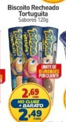 Rede Bom Lugar Biscoito Recheado Tortuguita Sabores oferta