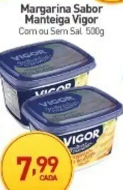 Rede Bom Lugar Margarina Sabor Manteiga Vigor Com ou Sem Sal oferta