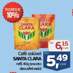 Cometa Supermercados Café solúvel SANTA CLARA oferta
