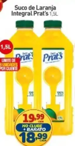 Rede Bom Lugar Suco de Laranja Integral Prat's oferta