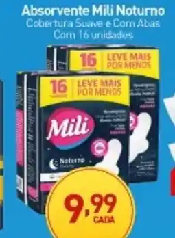 Rede Bom Lugar Absorvente Mili Noturno oferta