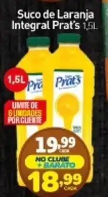 Rede Bom Lugar Suco de Laranja Integral Prat's oferta