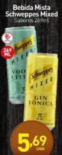Rede Bom Lugar Bebida Mista Schweppes Mixed Sabores oferta