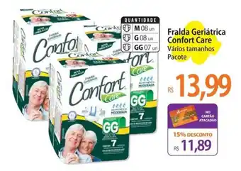 Fralda Geriátrica Confort Care