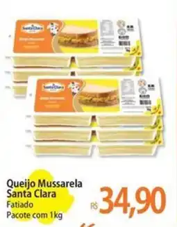Atacadão Queijo Mussarela Santa Clara Fatiado Pacote oferta