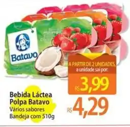 Atacadão Bebida Láctea Polpa Batavo oferta