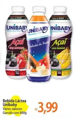 Atacadão Bebida Láctea Unibaby Vários sabores Garrafa oferta