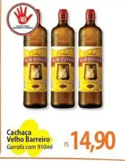 Atacadão Cachaça Velho Barreiro Garrafa oferta