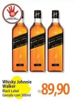 Atacadão Whisky Johnnie Walker Black Label Garrafa oferta