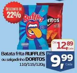 Cometa Supermercados Batata frita RUFFLES ou Salgadinho DORITOS oferta