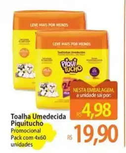 Atacadão Toalha Umedecida Piquitucho oferta