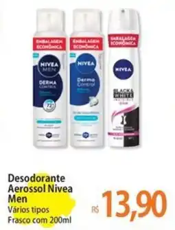 Atacadão Desodorante Aerossol Nivea Men Vários tipos Frasco oferta