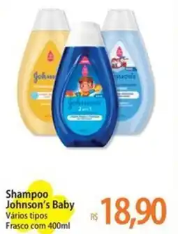 Atacadão Shampoo Johnson's Baby Vários tipos oferta