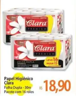 Atacadão Papel Higiênico Clara oferta