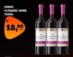 Bergamais Supermercados Vinho flowers wine oferta