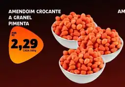 Bergamais Supermercados Amendoim crocante a granel pimenta oferta